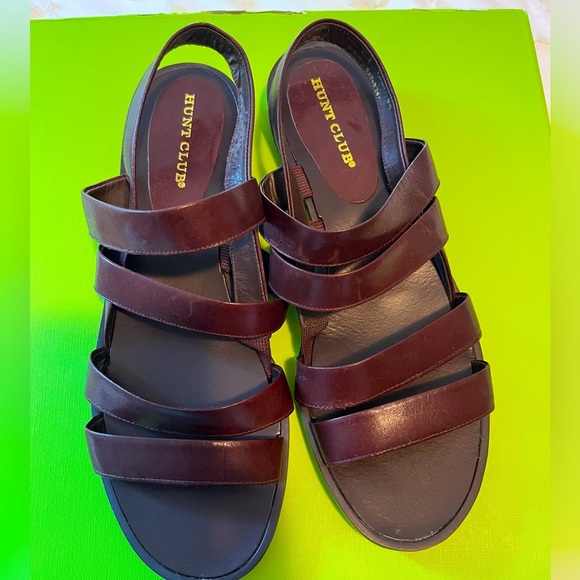 Women's Hunt Club Leather Sandal - Picture 1 of 16